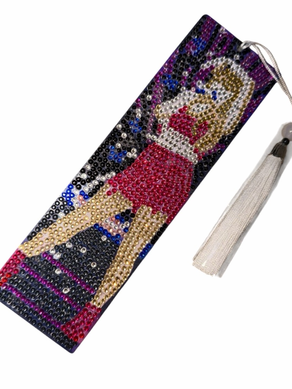 Taylor Swift Rhinestone Bookmark with Tassel - Picture 3 of 5